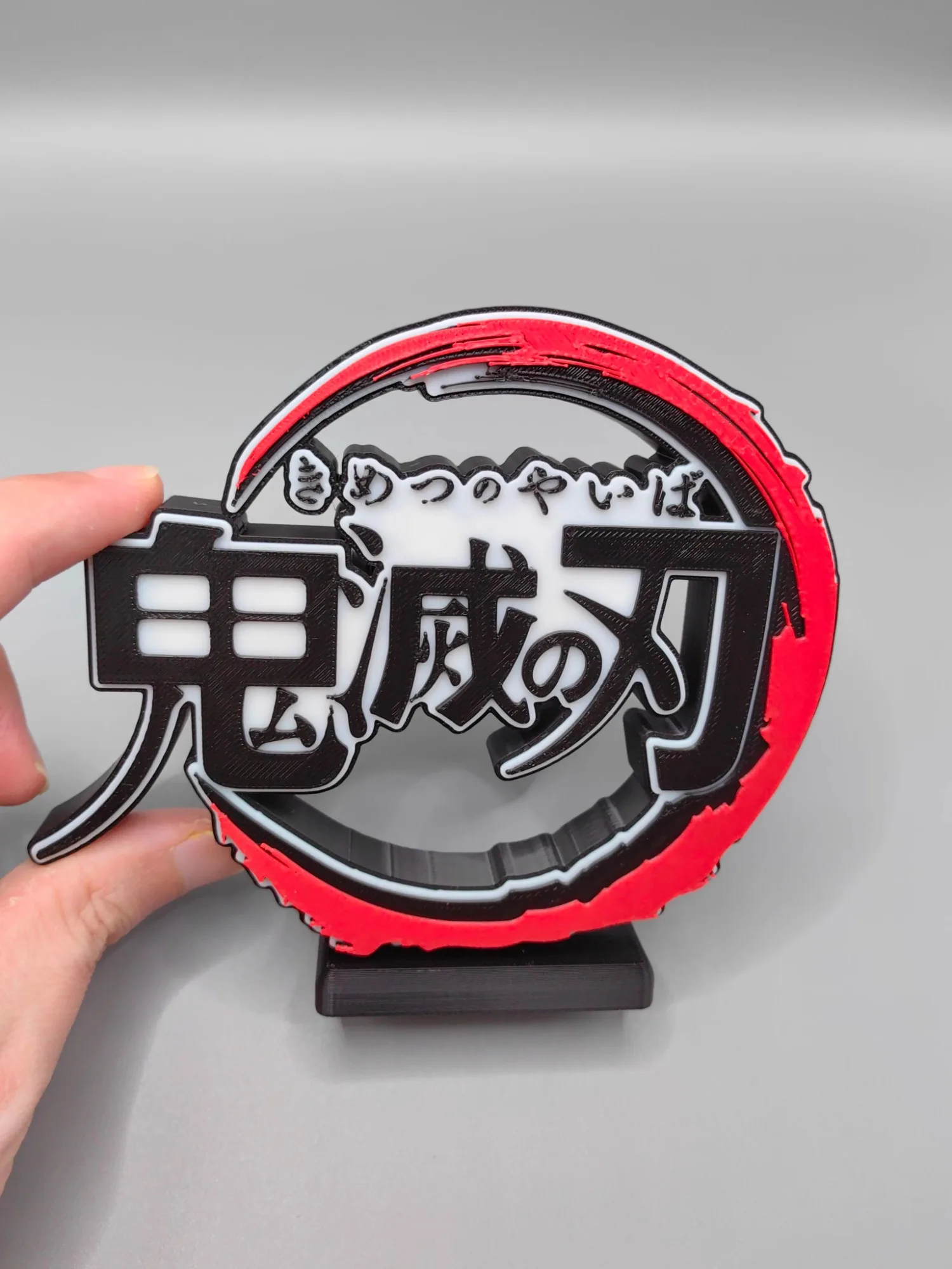 Anime Cosplay Title - Anime Kimetsu Geen Yaiba 3D Logo