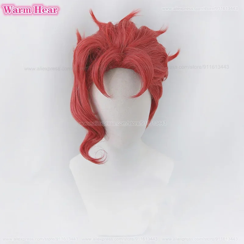 Anime Cosplay With Red Hair - Noriaki Kakyoin Synthetische Unisex 30 cm