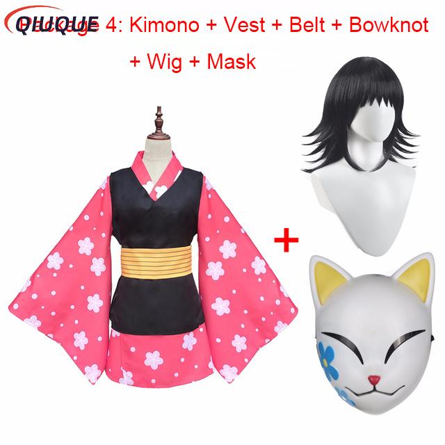 Anime Cosplay Waifu - Makomo Cosplay Kostuum Kimono Uniform PVC