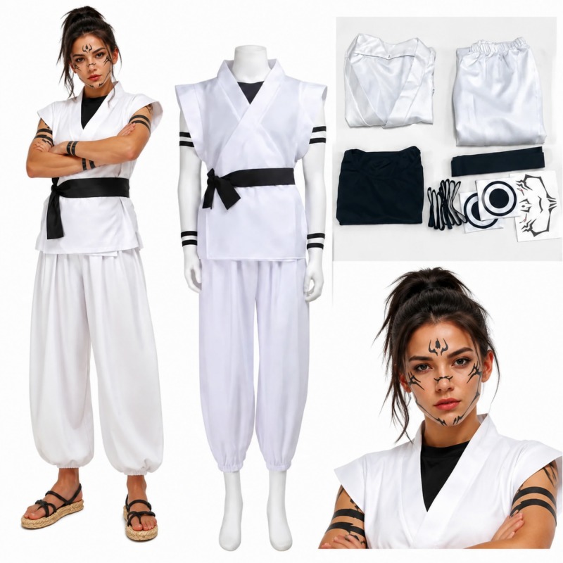 Anime Cosplay Jujutsu - Ryomen Sukuna Cosplay Kostuum Jujutsu Kaisen