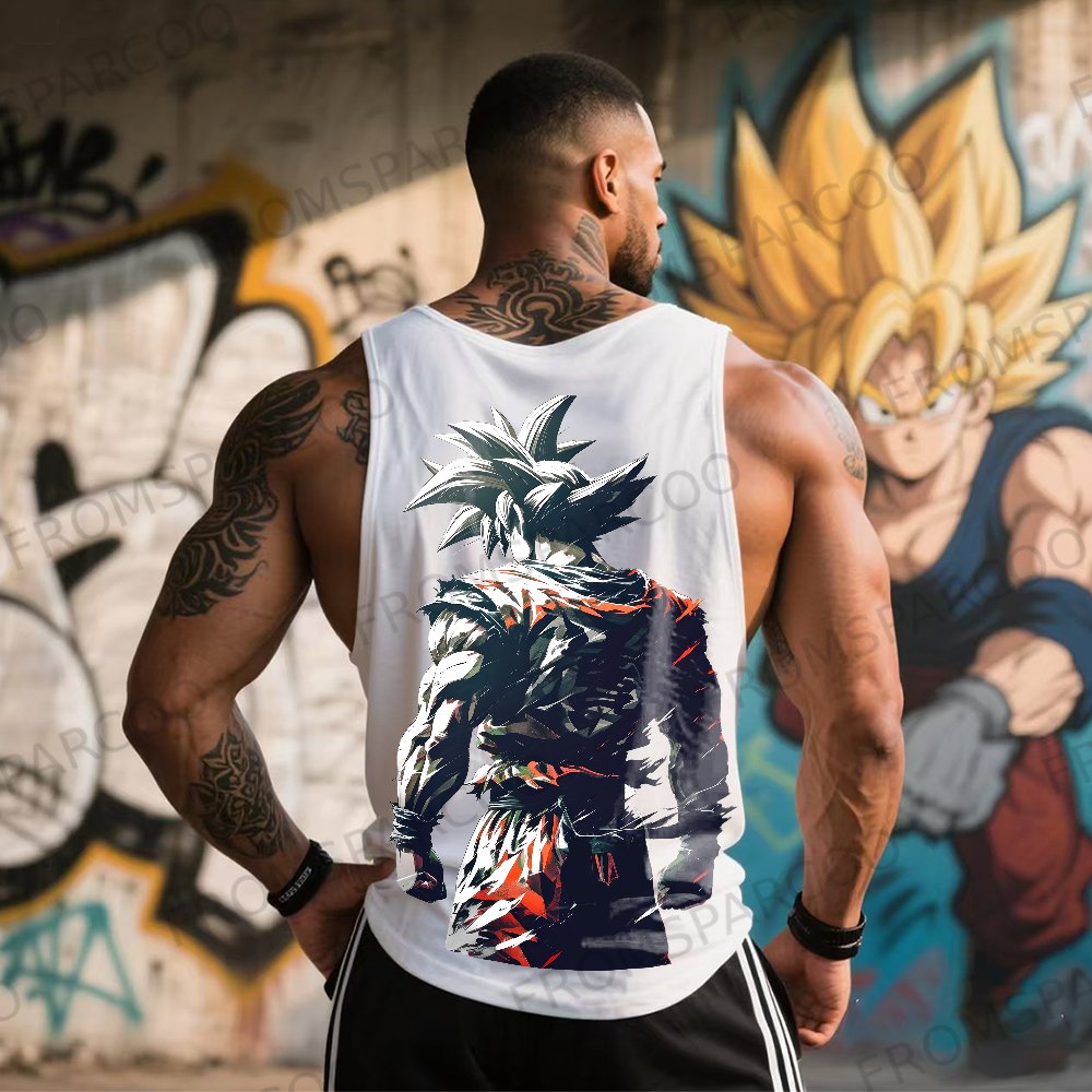 Dragon Ball Saiyan Armor - Dragon Ball Anime Goku tanktop met