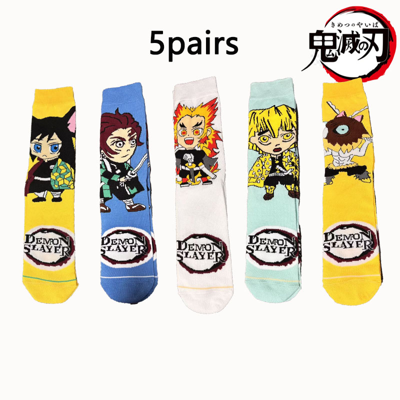Anime Cosplay Tanjiro - Demon Slayer 1/5 Dual Set Q-versie