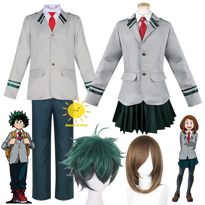 Anime Cosplay Jujutsu - Anime Midoriya Izuku Ochaco Uraraka Cosplay