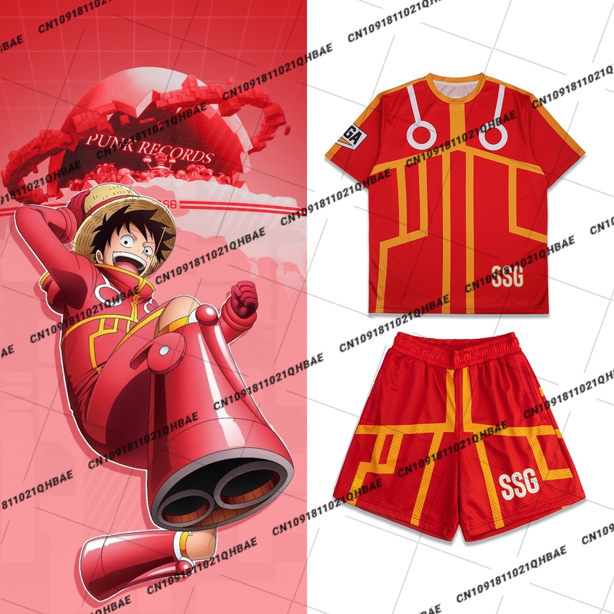 Anime Cosplay Costumes - Nieuwe Egghead Island Monkey D. Luffy