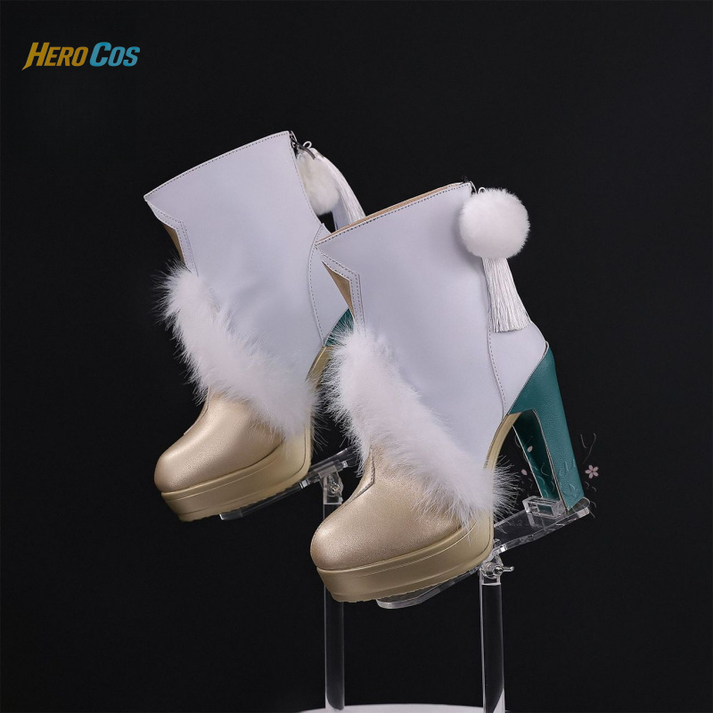 Cosplay Anime Shoes - Genshin Impact Zibai Cosplay Schoenen Schoeisel
