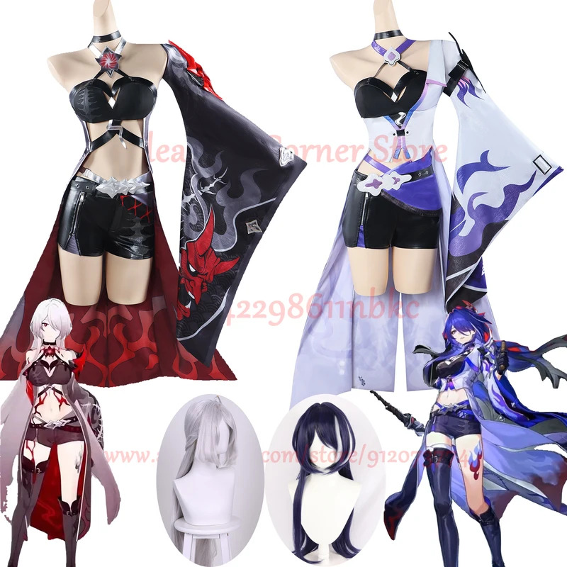 Anime Cosplay Waifu - In Voorraad Acheron Cosplay Kostuum Honkai