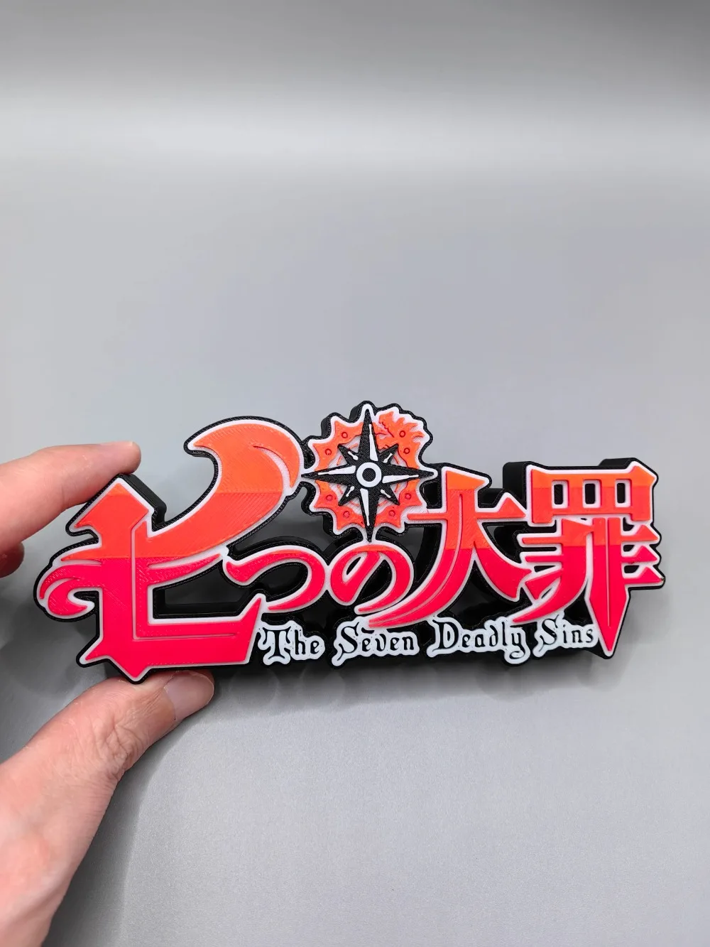Anime Cosplay Title - Anime De Zeven Hoofdzonden 3D Model