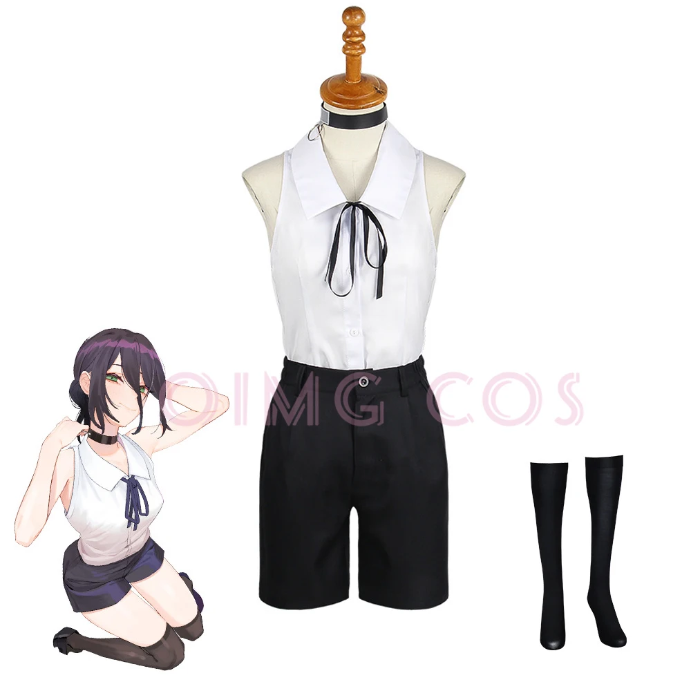 Chainsaw Man Cosplay - Reze Cosplay Kostuum Kettingzaag Man Outfits