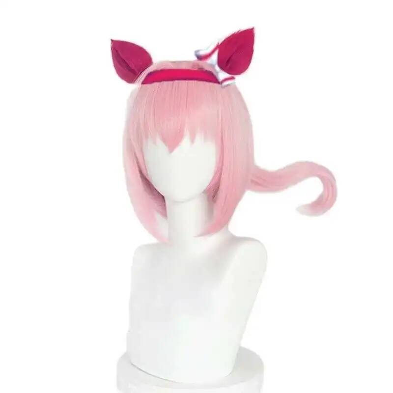 Anime Cosplay Wigs - Uma Musume Haru Urara Cosplay Pruik