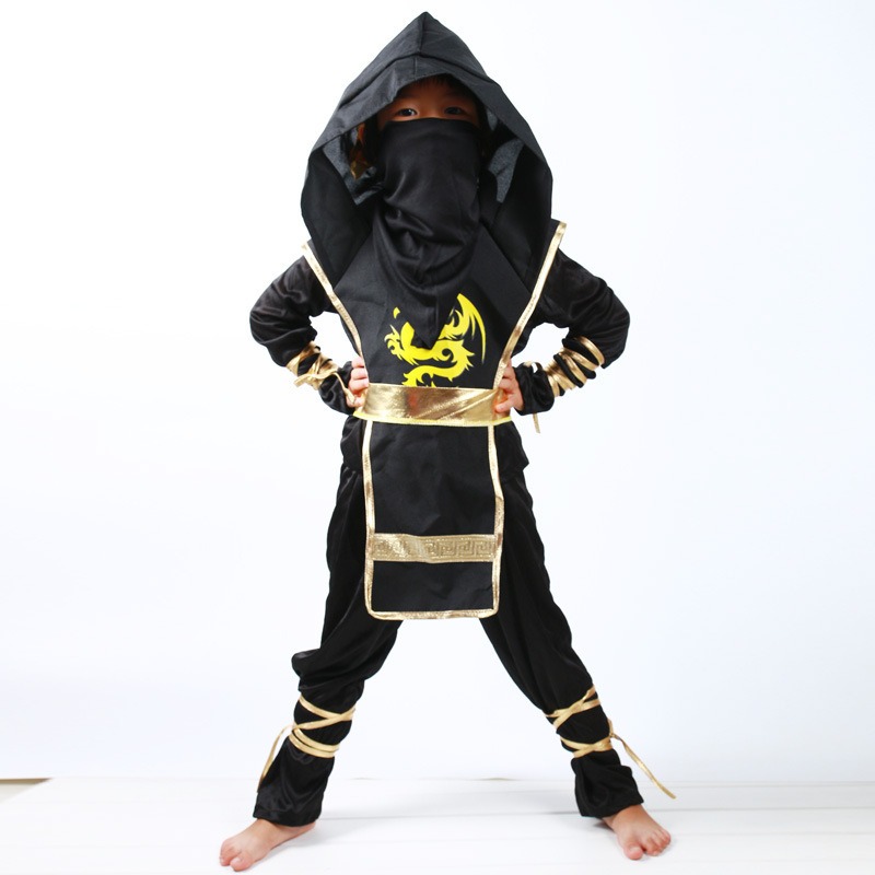 Anime Cosplay Ideas Girl - Carnaval Kind Jongens Ninja Deluxe Kostuum