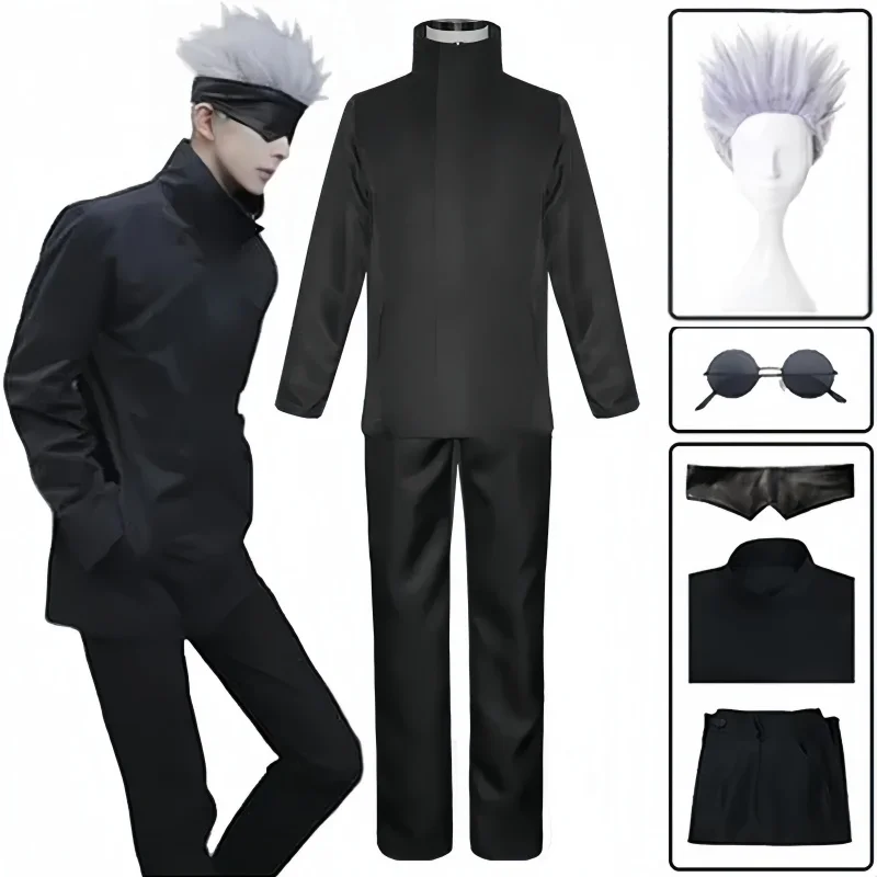 Anime Cosplay Jujutsu - Anime Jujutsu Satoru Gojo Cosplay Kostuum