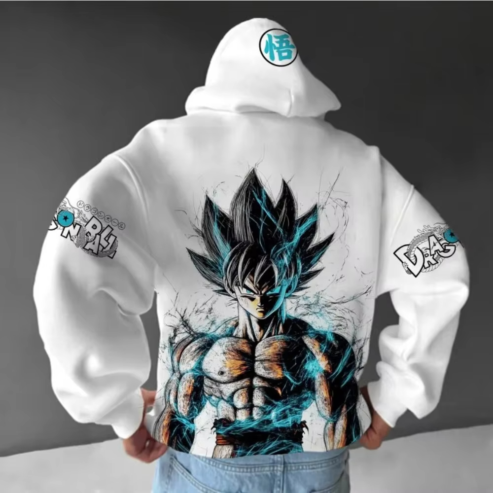 Dragon Ball Saiyan Armor - Dragon Ball Herenhoodie 2025, Herfst en