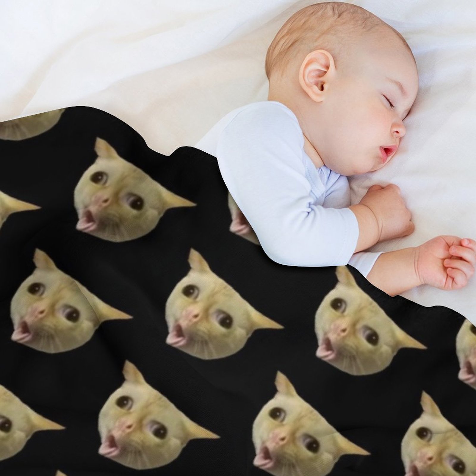Hoestende kat meme Gooi deken  - Anime Cosplay Meme recensie en prijs