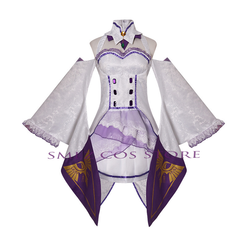 Emilia Cosplay Anime Re Zero K - Anime Cosplay Wigs recensie en prijs