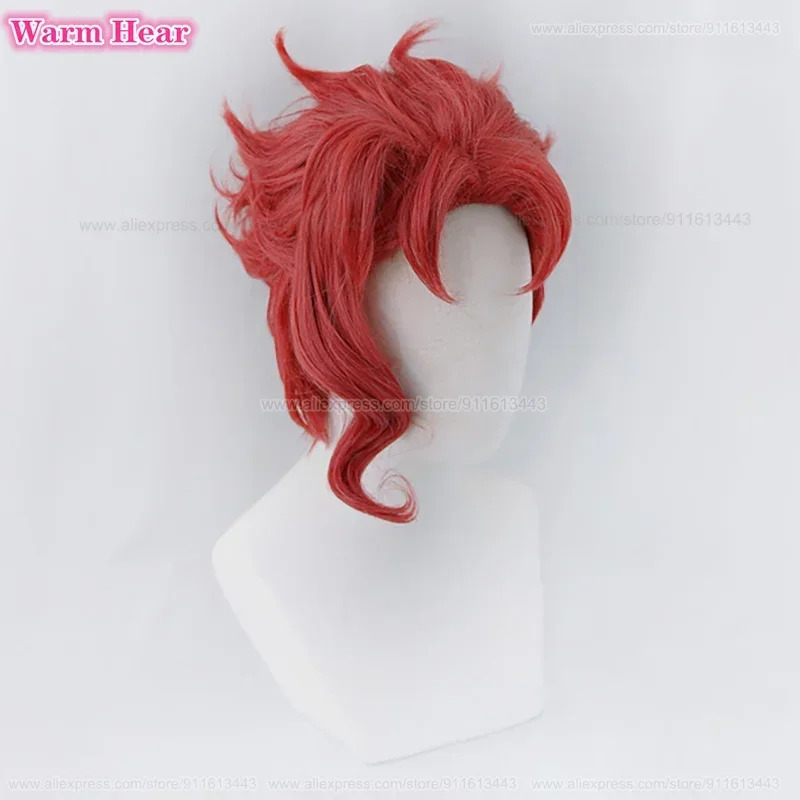 Noriaki Kakyoin Synthetische U - Anime Cosplay With Red Hair recensie en prijs