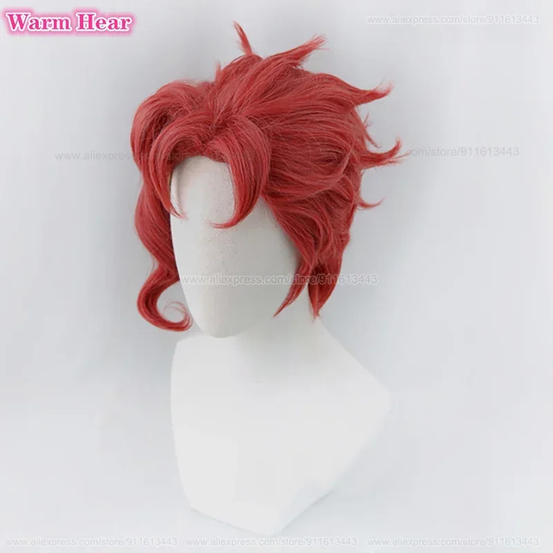 Noriaki Kakyoin Synthetische U - Anime Cosplay With Red Hair recensie en prijs