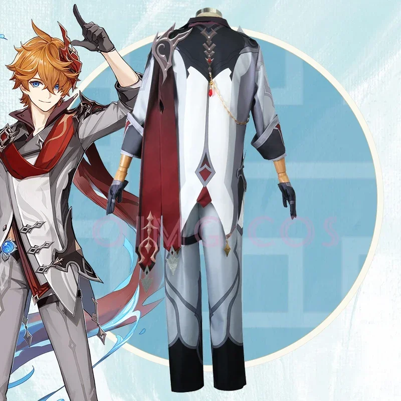 Genshin Impact Tartaglia Cospl - Anime Cosplay Costumes recensie en prijs