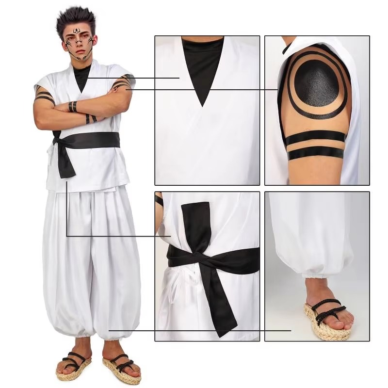 Ryomen Sukuna Cosplay Kostuum  - Anime Cosplay Jujutsu recensie en prijs