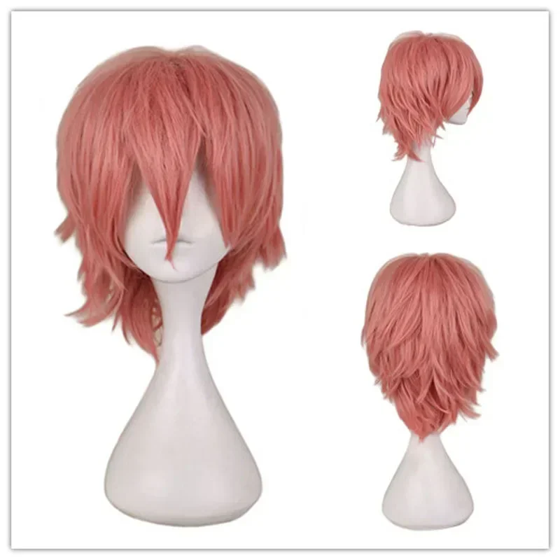 QQXCAIW Mannelijke Pruik Zwart - Anime Cosplay With Red Hair recensie en prijs