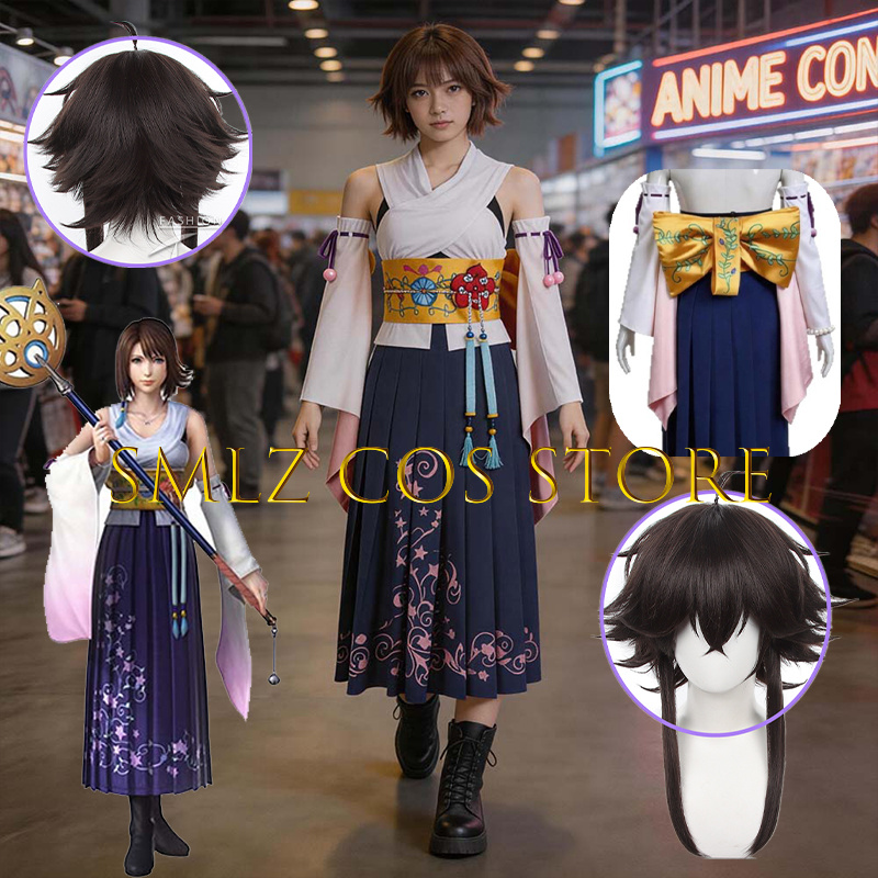 Smlz FFX Yuna Cosplay Anime FF - Anime Cosplay Clothes recensie en prijs