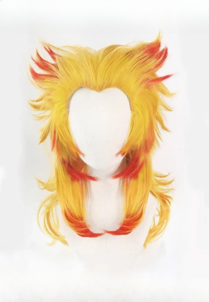 Rengoku Kyoujurou Pruik Kimets - Anime Cosplay With Red Hair recensie en prijs