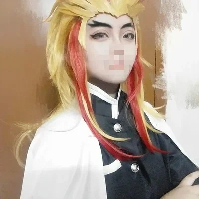 Rengoku Kyoujurou Pruik Kimets - Anime Cosplay With Red Hair recensie en prijs