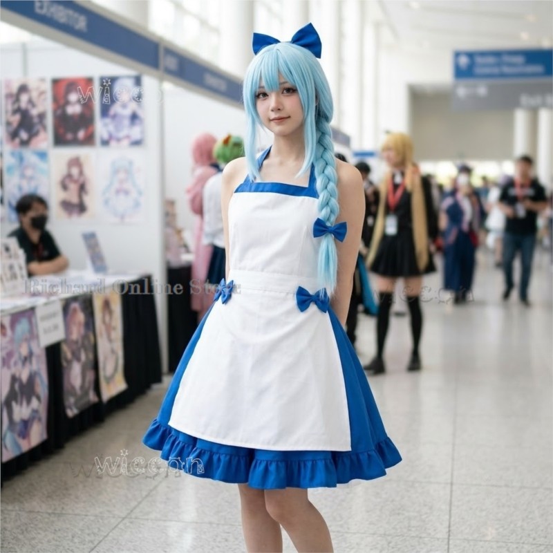 Zeno Ushirono Natsu blauw-witt - Zenos Anime Cosplay recensie en prijs