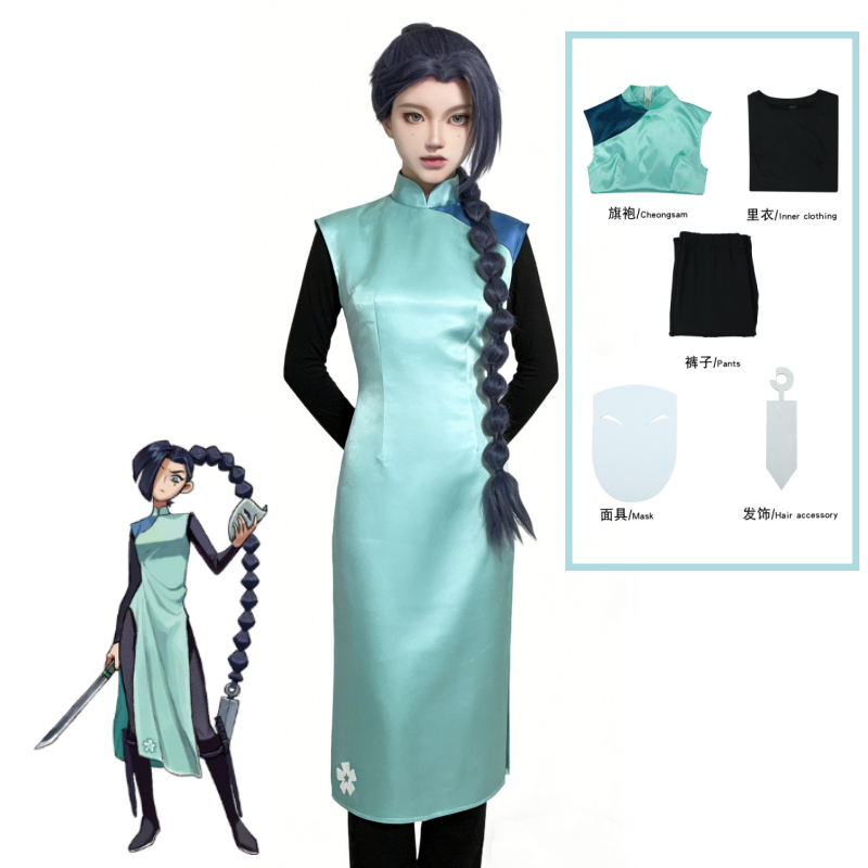 Anime Assassin Zeven Schaar Ze - Anime Cosplay Wigs recensie en prijs