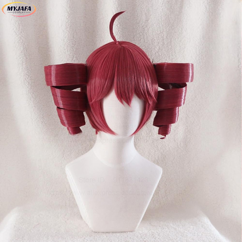 Anime Kasane Teto Cosplaypruik - Anime Cosplay With Red Hair recensie en prijs