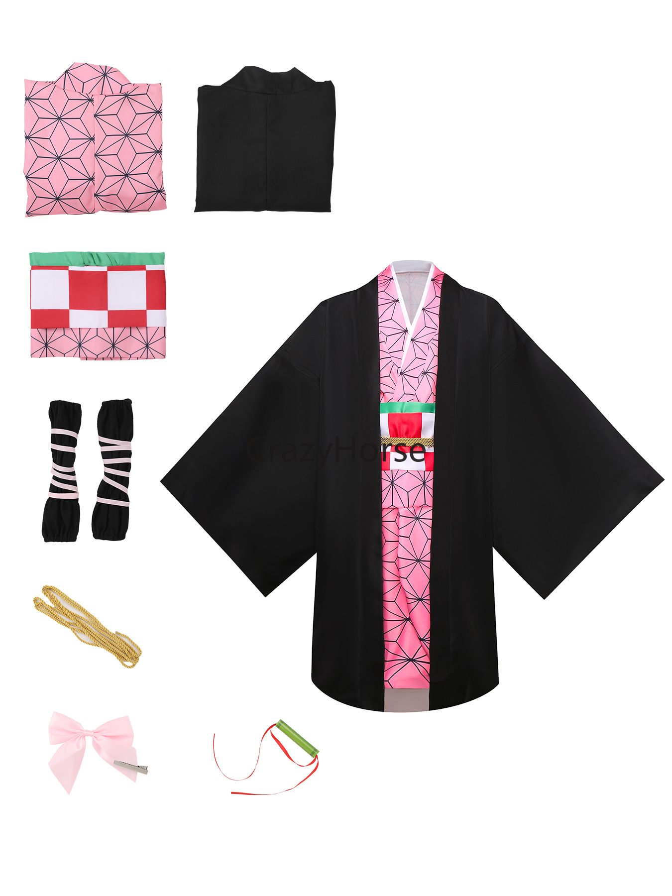 Volwassenen Tanjiro Kamado Nez - Anime Cosplay Tanjiro recensie en prijs