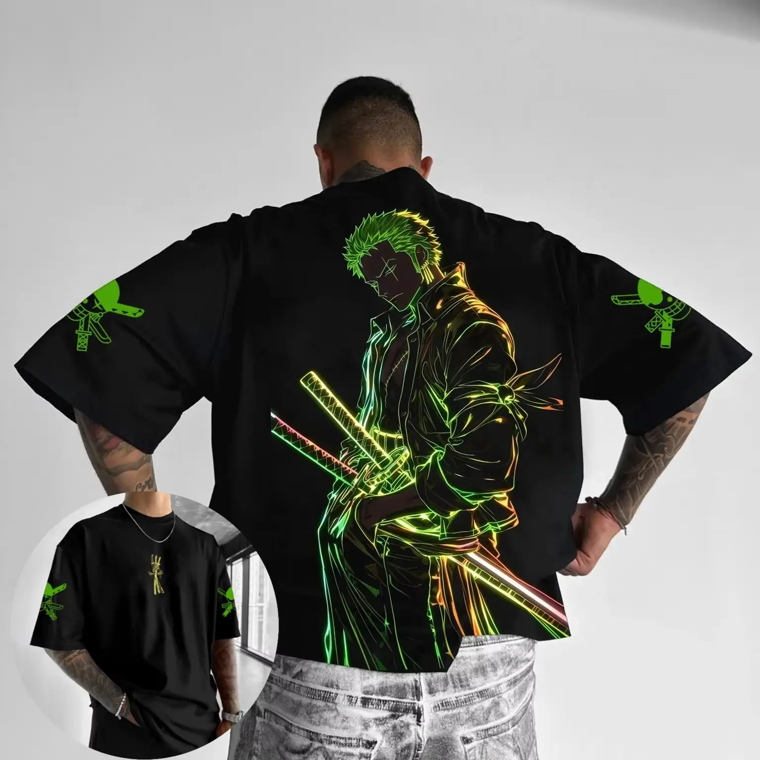 Zomer Y2k Anime Een Stuk Zoro  - Dragon Ball Saiyan Armor recensie en prijs